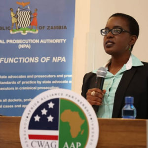 AGA AAP in collaboration with the National Prosecution Authority (NPA) Cybercrime Workshop Lusaka, Zambia.